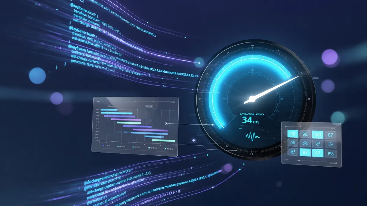 CSS moderno e INP en 2026: menos JS, más plataforma