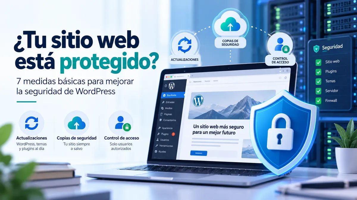 Seguridad en WordPress: 7 medidas básicas para proteger tu sitio web